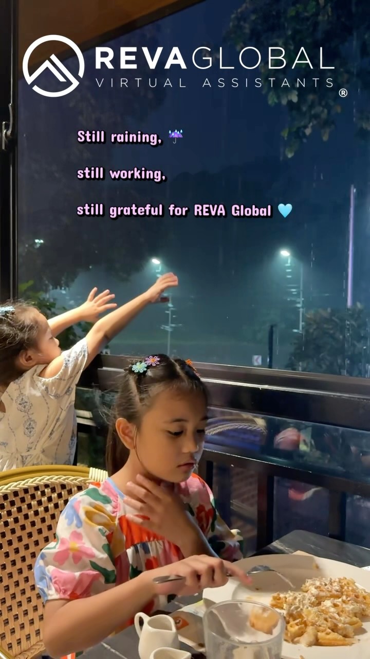 Rain outside? Stay safe inside. With a permanent WFH career at REVA Global, you can…