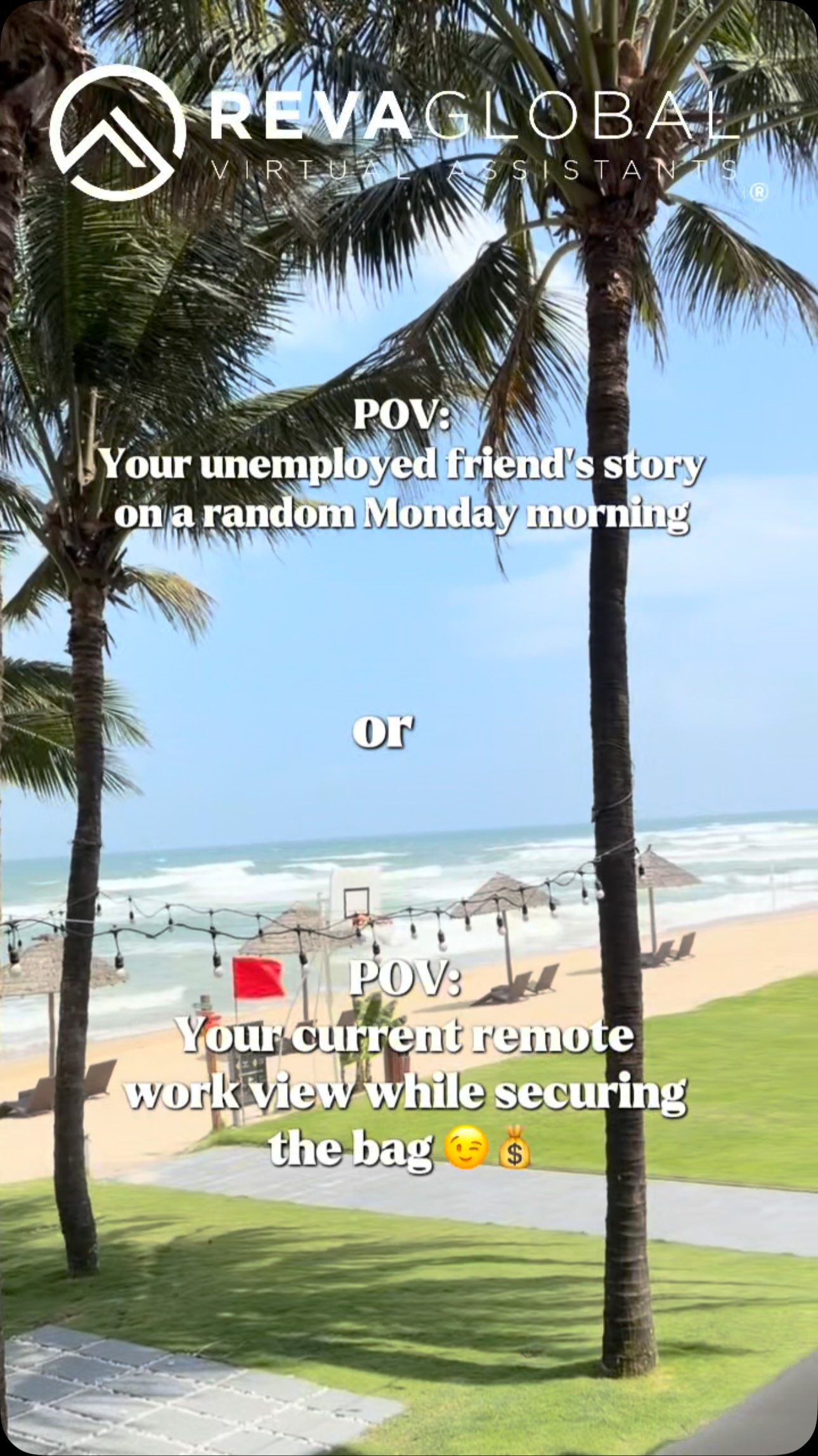 Which POV would you rather see? 📱 A random story 💻 Your remote work view…