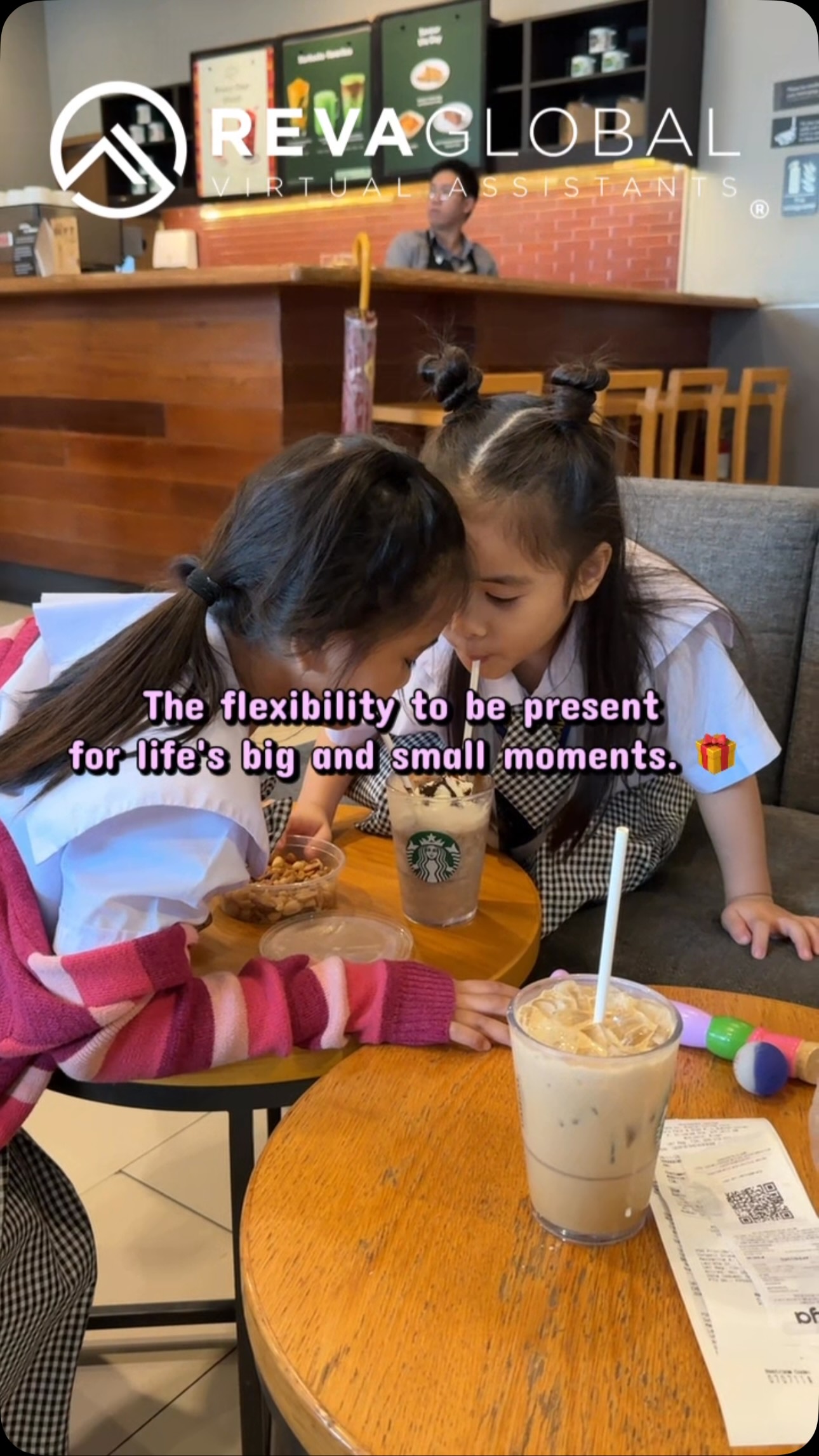 Your career matters, but so do the moments in between. Work from home with REVA…