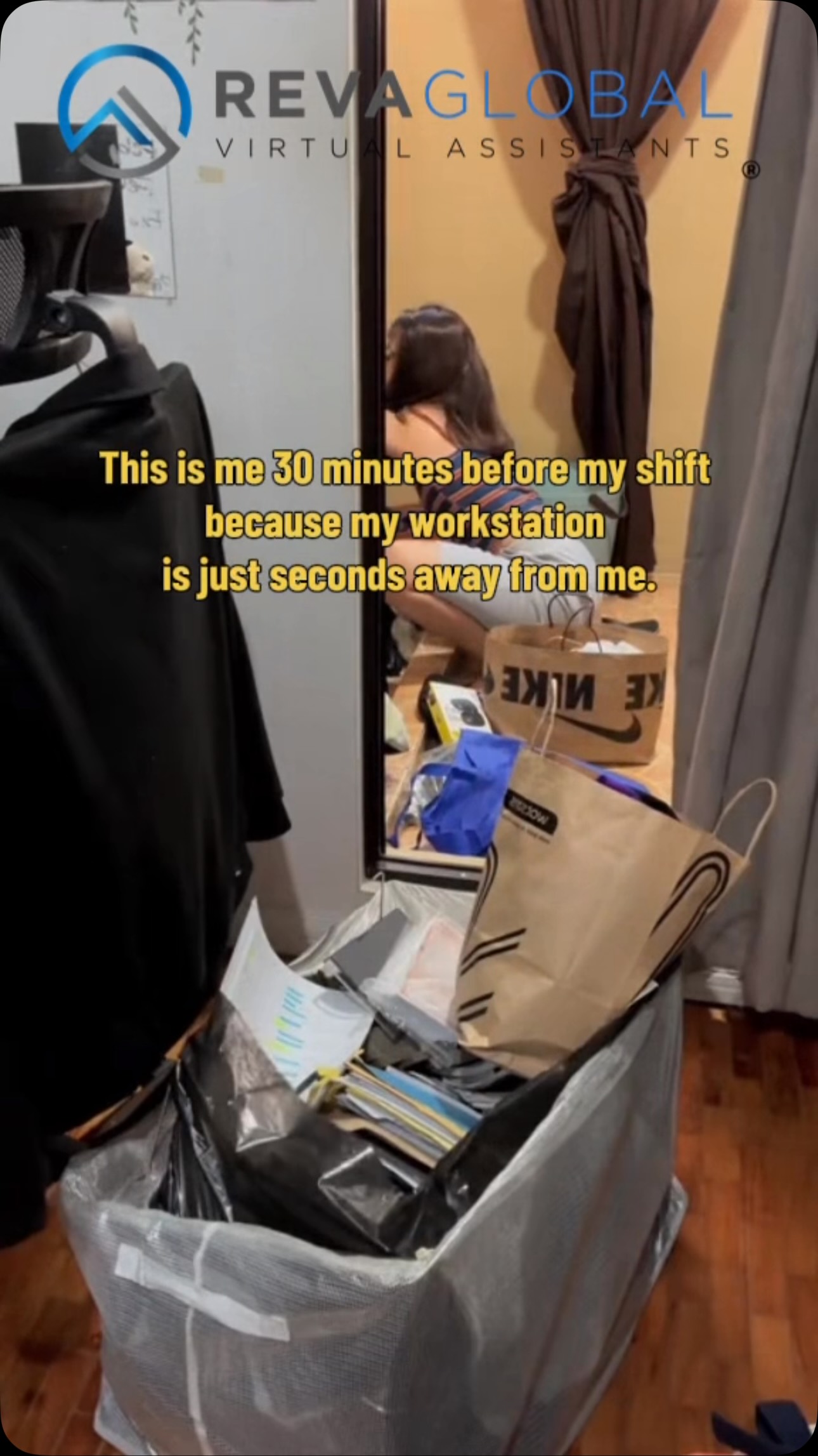 What could you do with more time before your shift? When you work from home,…